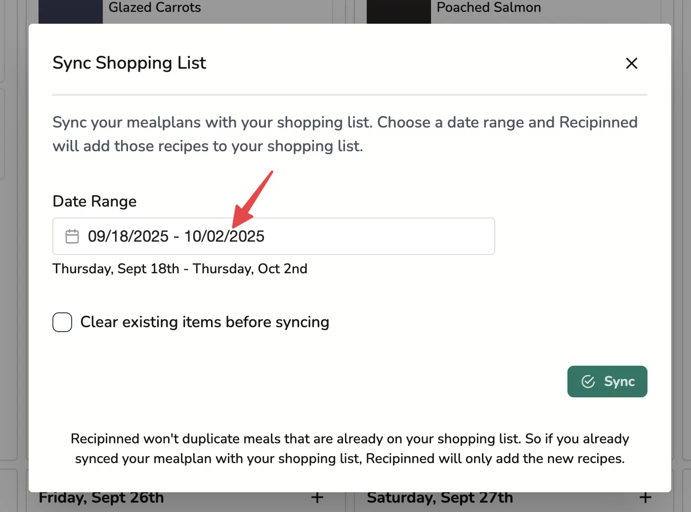 Date Range Selection
