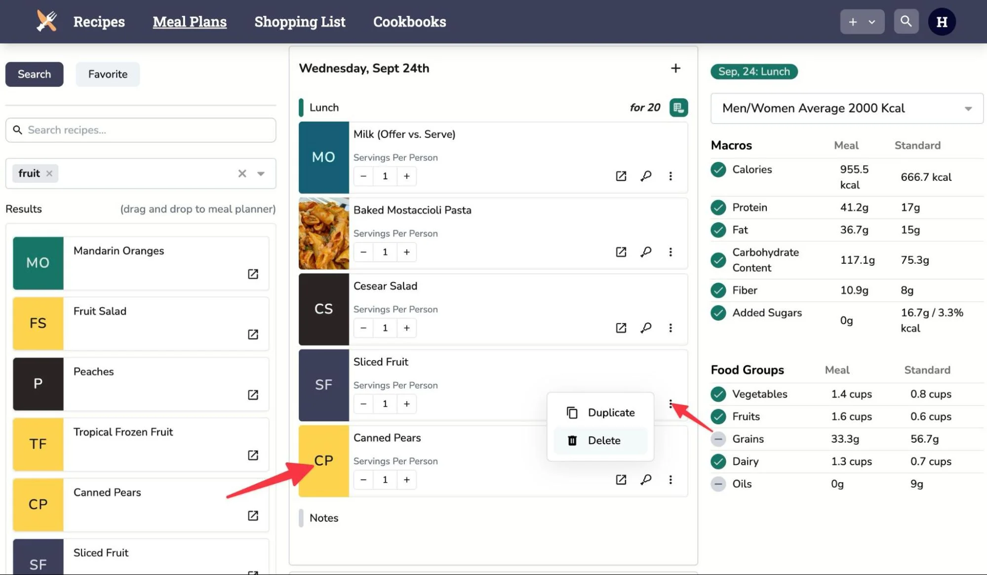 Delete Original Item