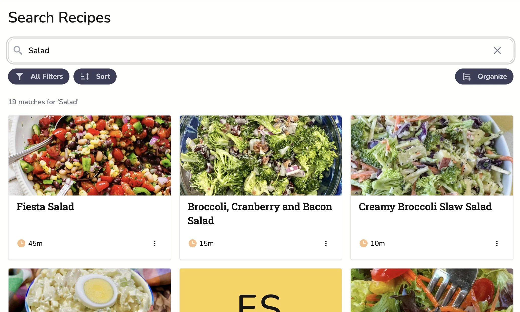 Recipe Import Interface showing easy saving from websites and photos